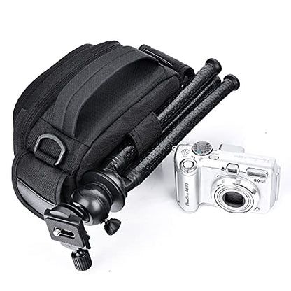 FOSOTO Camcorder Cases Bag Compatible Canon VIXIA HF Panasonic Video Camera | for Canon VIXIA HF R800 R700,Sony HDR-CX405 CX675 CX670 SR12 FDRAX53,Panasonic HC-V770 HC-V180 HD