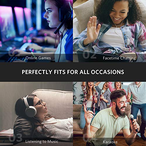 UGREEN Headphone Splitter 3.5mm 2 Female to 1 Male Mic and Audio Y Splitter TRRS Headset Adapter Cable Stereo Compatible with Switch 2/PS4/PS5 Steam Deck Xbox PC Laptop Phone Tablet Gaming