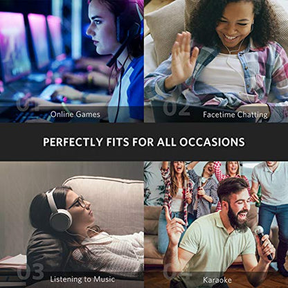 UGREEN Headphone Splitter 3.5mm 2 Female to 1 Male Mic and Audio Y Splitter TRRS Headset Adapter Cable Stereo Compatible with Switch 2/PS4/PS5 Steam Deck Xbox PC Laptop Phone Tablet Gaming
