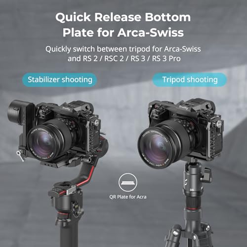 SmallRig X-H2 / X-H2S Camera Full Cage for FUJIFILM X-H2 / X-H2S, Aluminum Alloy Video Making Camera Rig with Cable Clamp for HDMI and HawkLock Quick Release Interface - 3934B