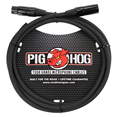Zoom PodTrak P4 Portable Multitrack Podcast Recorder + 4x Pig Hog 8mm XLR Microphone Cable Male to Female 6 Ft + Accessory Kit