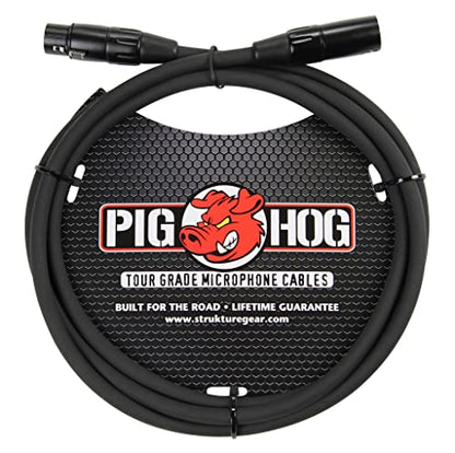 Zoom PodTrak P4 Portable Multitrack Podcast Recorder + 4x Pig Hog 8mm XLR Microphone Cable Male to Female 6 Ft + Accessory Kit