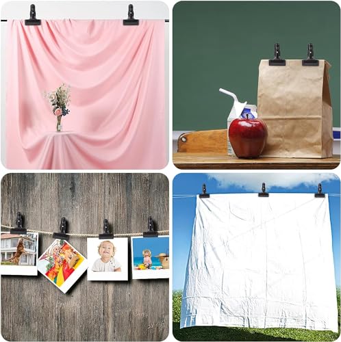 Backdrop Spring Clamps - 6 Pack of 4" Heavy Duty Clips | Heavy Duty Clips, Photography Background Stands, Woodworking, Home Improvement Projects - size: 6 Packs