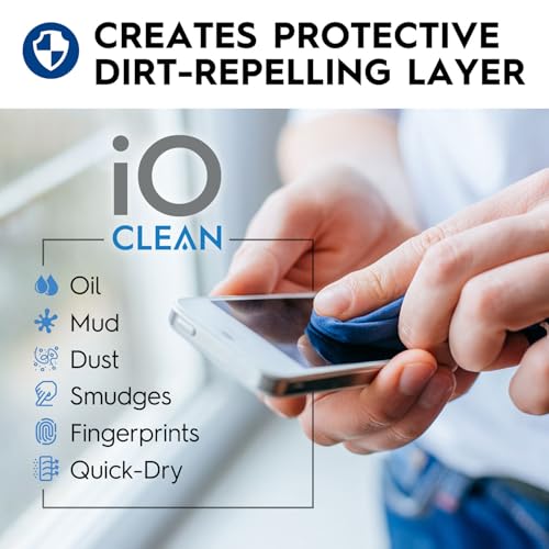 Eyeglass Lens Cleaner (3.38oz+3.38oz+2cloths) – Kit for Glasses, Screens, Camera, Laptops, Touchscreens, Computer Monitors, Other Electronics – 2 Microfiber Cloths Inluded