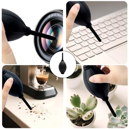 Silicone Soft Tip Manual Air Blower,Dust Cleaner for DSLR,Camera Lens,Camera Sensor,LCD,Keyboard,Watch,Coffee Machine,Cleaning Air Blower (Long Nozzle) - size: Long Nozzle