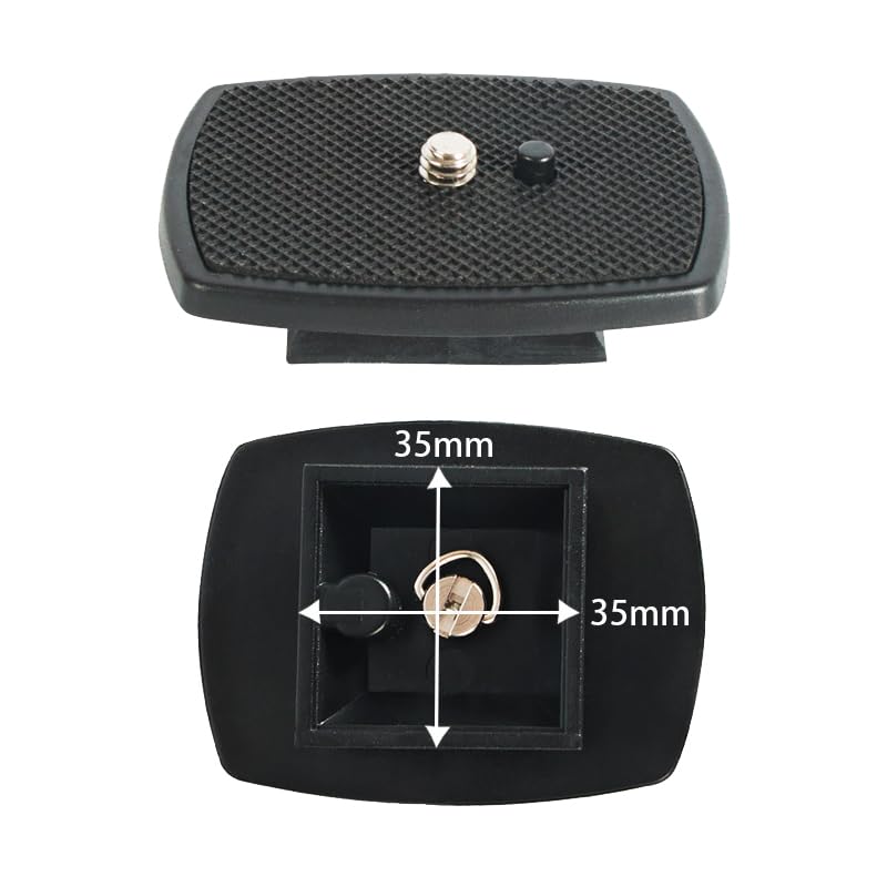 2-Pack Universal Quick Release Plate Set for Velbon Tripods, Compatible with CX-444, CX-888, CX-460, DF-50 - Durable, Easy-to-Use Quick Release System for Efficient Photography (35 * 35mm) - color: 35*35mm