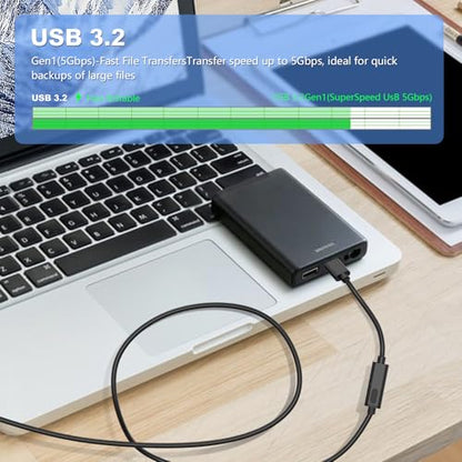 USB 3.0 Extension Cable 15Ft, USB 3.0 Male to Female Lead with Signal Amplification Active Cord for Printers, Keyboards, Game Console, Loudspeakers, Scanners, Displays, Headsets(5M/15Ft) - size: 15 Ft