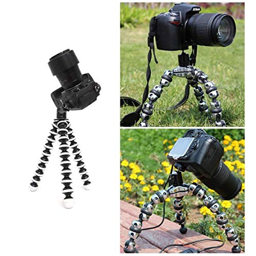 SLOW DOLPHIN Hot Shoe Mount Adapter 360 Degree Swivel Mini Ball Head 1/4 Tripod Screw for Cameras, Camcorders, Smart Phone, LED Video Light, Microphone (4 Packs)