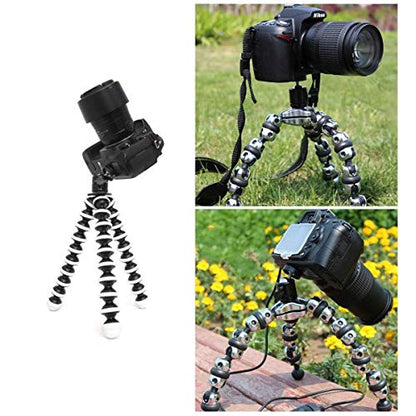 SLOW DOLPHIN Hot Shoe Mount Adapter 360 Degree Swivel Mini Ball Head 1/4 Tripod Screw for Cameras, Camcorders, Smart Phone, LED Video Light, Microphone (4 Packs)
