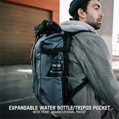 WANDRD PRVKE 21L Backpack: Weather-Resistant Travel & Camera Backpack with Laptop Sleeve, Quick Side Access, Clamshell Opening – Ideal Photography & Travel Bag (Aegean Blue) - color: Aegean Blue, size: PRVKE 21L, style: Bag Only