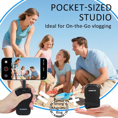 Magnetic Phone Tripod Stand, Portable Mini Selfie Stick for iPhone 17/16/15/14/13/12 & MagSafe, Aluminum Angle-Adjustable Foldable Strong Magnet Phone Holder, Travel Essentials - color: Charcoal Black