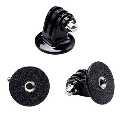 Suptig Tripod Mount Adapter for Gopro Mission 1 Pro, Gopro Hero 13, Hero 12, 11, 10, 9, 8, 7, 6, 5, 4, 3, Hero Session, Lite Hero, Gopro Max, Akaso, DJI osmo Action, Inst360, Akaso Action Camera.