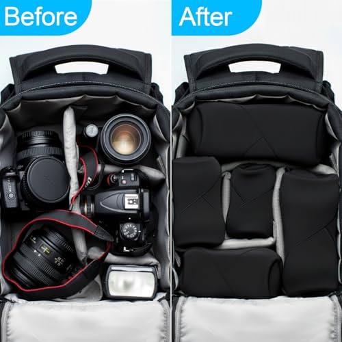 Camera Wrap, Protective Self-Adhesive Cloth, 17.7''×17.7'' Anti-Scratch Camera Sleeve, Washable Lens Pouch for DSLR, Phone, Laptops, Cosmetic