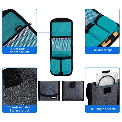 Selens DSLR Battery Case - Pouch for NP-FZ100, LP-E6, AA, LP-E8, LP-E10, LP-E12, EN-EL14, EN-EL15, NP-FW50, NP-F550, NP-FM500H Batteries - size: small