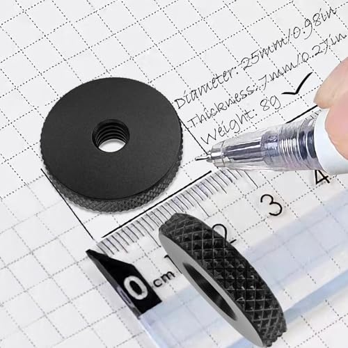 Camera Hot Shoe Mount Screw Adapter 1/4" to 1/4", BENACES 4-Pack Aluminum Alloy 1/4 Inch Nut Female Dual Thread Converter Connector for Heads, Tripods