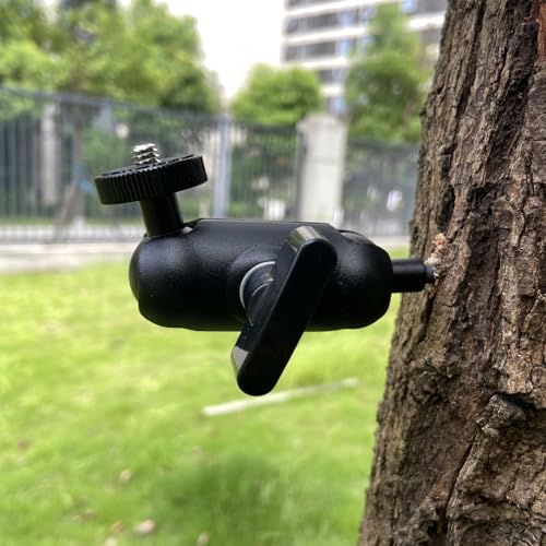 Adjustable Trail Camera Tree Mount: Game Camera Outdoor Mounting Bracket Holder with Double 360° Swivel Tilt Ball Joints, 2 Packs - size: 2