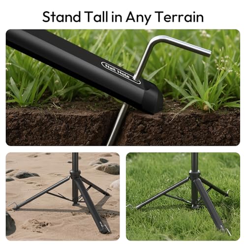 ULANZI MT-80 Aluminum Tripod Stand, 7FT Extendable Camera Phone Tripod for Travel, Auto Pop-Up, 1/4" Screw, 360 Ball Head Portable Photo Video Light Stand for DSLR Camera, Ring Light, Video Rig - size: 84 inch-Upgrade Pop-Up