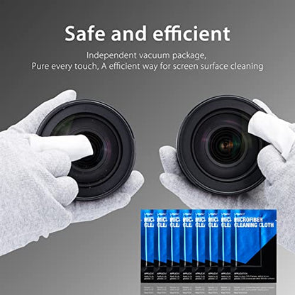 VSGO 11-in-1 Mirrorless Camera Cleaning Kit for Canon,Nikon,Sony,Samsung,Fuji DSLR Cameras, Air Blower Lens Cleaning Pen Microfiber Cloth and Portable Bottle Included (VS-A8E) - size: VS-A8E-for Lens