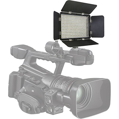 Vidpro LED-330 Photo and Video Light Kit - On Camera Panel LED Light - Adjustable and Dimmable Light Fits Cameras Video Camcorders and DLSR w/Hot Shoe Includes Rechargeable Battery Diffuser and More - size: LED-330