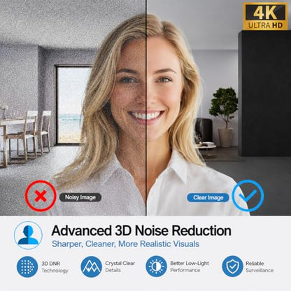 Angetube 4K Webcam with AI Tracking, 100°Wide Angle, Remote Control 4K Web Camera/10X Digital Zoom,1080P 60fps Web cam with HDR/Dual Noise Cancelling Mics for Video Calls/Meetings/Streaming/Skype/Zoom
