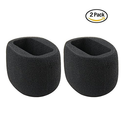 Hermitshell 2 Pcs Foam Windscreen Fits TASCAM DR-05 / Tascam DR-05X / TASCAM DR-07X / TASCAM DR-07XP Portable Digital Recorder