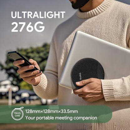 Yealink Sp92 Conference Speaker and Microphone Teams Certified Mic with Al Noise Cancelling 20H Call Time USB Speakerphone for Small Meeting Room, Bluetooth Speaker for Computer/Laptop - color: Black- SP92 USB C/A (No Dongle)