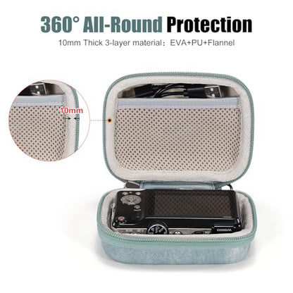 Cwatcun Carrying & Protective Case for Digital Camera, Small Camera Pouch for AbergBest 2.7" LCD Kodak Pixpro/Canon PowerShot ELPH 180/190 / DSCW830 Travel Cameras, Waterproof Shockproof Case，Grey - color: Grey
