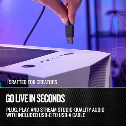 RIG M2 STREAMSTAR PRO HD USB Condenser Microphone | For PC streaming, podcasting, broadcasting, gaming - Plug and Play - 24-bit / 192kHz audio - On-Board Controls