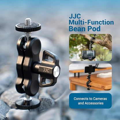 Universal Adjustable Magic Arm with 2 Ballhead & 1/4''-20 Screws for Super C Clamp Action Camera Cage, 360° Rotatable Double Ball Head Adapter for Insta360 X5 X4 Air Osmo Action 6 5 Pro Nano Pocket 4 - size: Magic Arm Only