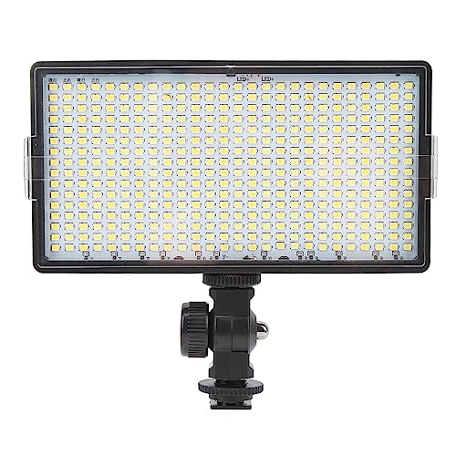 LED Video Light, 30W 416Pcs LED Light Panel Portable Camera Camcorder Video Light, Multi Angle Adjustment, Photo Lighting Fill Lamp for Live, Streaming, Photography
