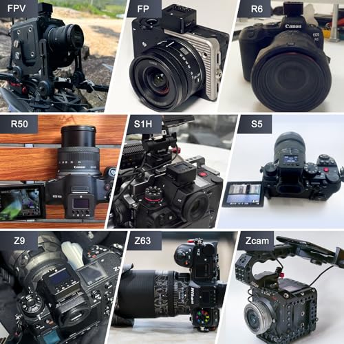 NiYien Camera Stabilizer Box,NiYienFX A1 Gyroscope Gyroflow Stabilizer for Canon EOS Rebel T7,2000D,4000D,R100,for Sony A7M A6300,for Nikon,Panasonic,Fujifilm,35H Battery for Vlogging & Action Videos