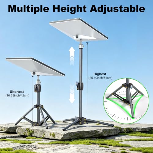 for Starlink Mini Tripod Mount, Adjustable Height Stand Tripod Mounting kit Adapter Compatible with Starlink Mini Accessories for Outdoor Camping, Travel, Rv