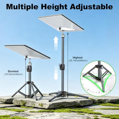 for Starlink Mini Tripod Mount, Adjustable Height Stand Tripod Mounting kit Adapter Compatible with Starlink Mini Accessories for Outdoor Camping, Travel, Rv