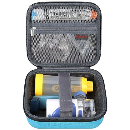Case for Kodak PIXPRO FZ45 Digital Camera (Hard Case + Soft Silicone Cover) | Kodak PIXPRO FZ45 Digital Camera Hard Carrying Case and Soft Silicone Protective Case with Removable Lens Cover, Dark blue - color: Dark blue