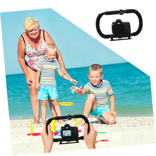 Artibetter Handheld DSLR Smartphone Stabilizer Grip with Dual-Sided Anti-Shake Support Bracket for Video Creators and Photographers