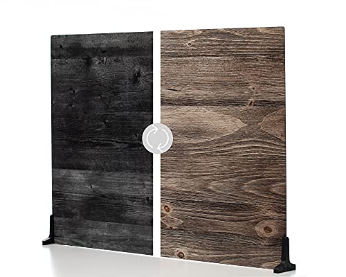 V-FLAT WORLD Duo Board Product Photography Backdrops - 2-Sided Background for Photograph, Realistic Item & Food Photography Background - Includes 2 Legs & Mat - 30" x 40", Vintage Oak/Ink Hardwood - color: Vintage Oak/Ink Hardwood, size: 30 x 40 inches