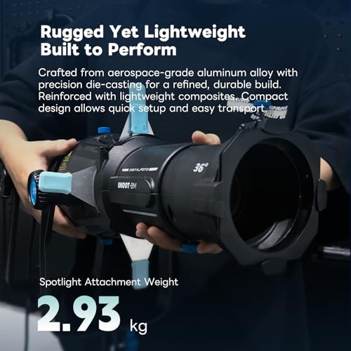 Bowens Mount Optical Snoot Photography,Spotlight Snoot Gobos kit for Monolight,Compatible with Aputure Amaran 100X/D 200D/X,150/300c,600x Pro,Godox SL60 Continuous Light etc - size: Bowens Mount Ultra