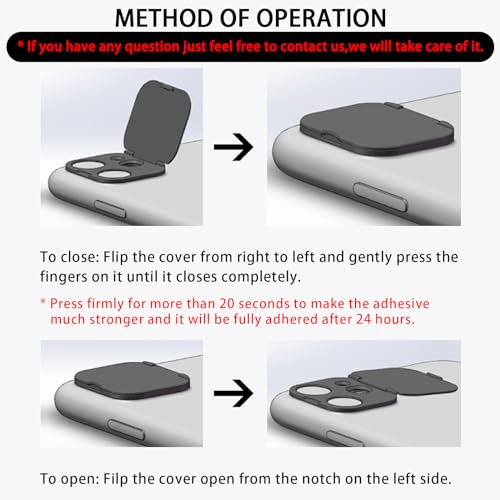 Privacy Cover Compatible for iPhone 14 /iPhone 14 Plus Front Camera Cover,Protect Privacy and Security But Not Affect Facial Recognition（2Pack）
