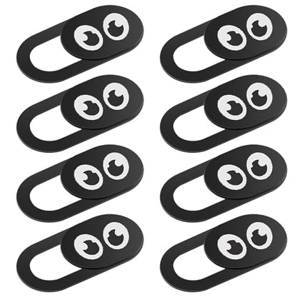 Thin Webcam Cover Slide, 8PCS Phone Camera Cover Laptop Camera Blocker Slider Strong Adhesive Protect Privacy Security Compatible with Tablet Desktop PC Smartphones(Eye) - color: Eye