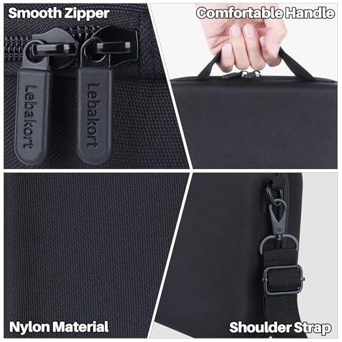 Lebakort Storage Case Compatible with Canon EOS Rebel T7 / T7i / R100 / R50 / R5 / R6 Mark II / R7 / R8 / 90D / 5D Mark IV Camera