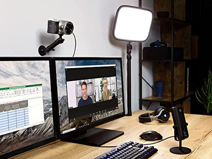 Elgato Wall Mount, Articulated Arm for Lights and Cameras | Permanent wall-mounted rigging, Two ball joints, 1/4-inch screw, Expands with Multi Mount accessories - style: Wall Mount