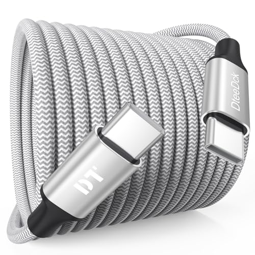 25 ft USB C Cable Extra Long 40W Fast Charging Type C Cord, USBC 2.0 to USB-C Fast Charge for iPhone 17/16/15 Android Phone Tablet Security Camera Webcam Game Controller