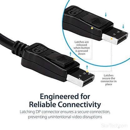 StarTech.com DisplayPort to HDMI Adapter, DP2HDMI, 1080p, VESA Certified, Latching DP Connector, Passive, Electromagnetic Interference Shielding - size: 5 inches
