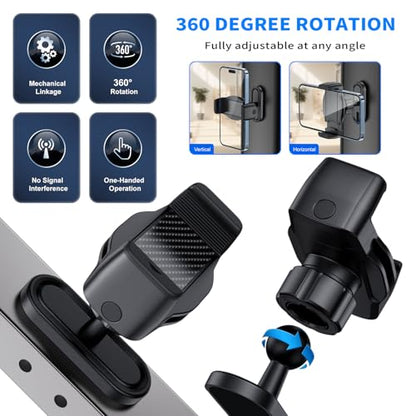Magnetic Phone Holder for Gym - 360° Adjustable Magnet Phone Mount for Workout Recording, Compatible with iPhone 16/15/14/13/12, Android and Smartphone
