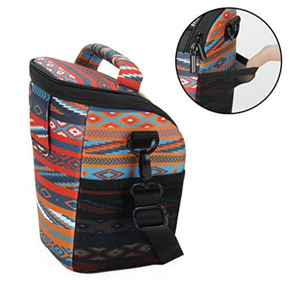 USA Gear DSLR Camera Case for Men and Women with Top Loading Accessibility, Adjustable Shoulder, Small Camera Sling Bag, Padded Handle - Camera Holster Bag for Nikon, Canon, Panasonic (Southwest) - color: Southwest