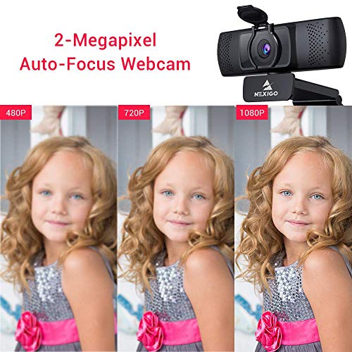 NexiGo N930P 1080P Streaming Business Webcam with Software, Microphone & Privacy Cover, AutoFocus, HD USB Web Camera, for Zoom YouTube Skype FaceTime (Renewed) - style: 1080P 30FPS Webcam