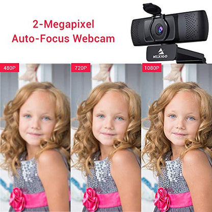 NexiGo N930P 1080P Streaming Business Webcam with Software, Microphone & Privacy Cover, AutoFocus, HD USB Web Camera, for Zoom YouTube Skype FaceTime (Renewed) - style: 1080P 30FPS Webcam
