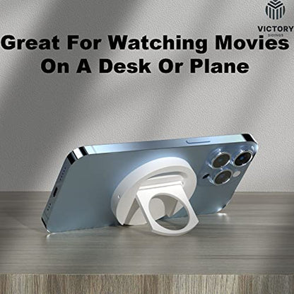 Continuity Camera Mount for MacBook and iPhone | Magsafe Compatible iPhone 12 13 14 Series | Strong & Sturdy | Desk View & Webcam Support
