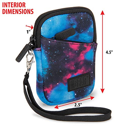 USA Gear Small Camera Pouch with Wrist Strap, Belt Loop - Small Digital Camera Case Fits Canon Powershot, Sony Cybershot, Nikon Coolpix, Kodak PIXPRO, G7 Mark iii - Fits 4.5 Inch Models - color: Galaxy