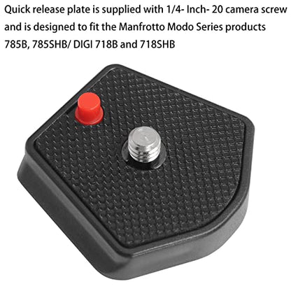 785PL Quick Release Plate LUORNG Quick Release Plate QR Plate for 785B, 785SHB/ DIGI 718B and 718SHB Models